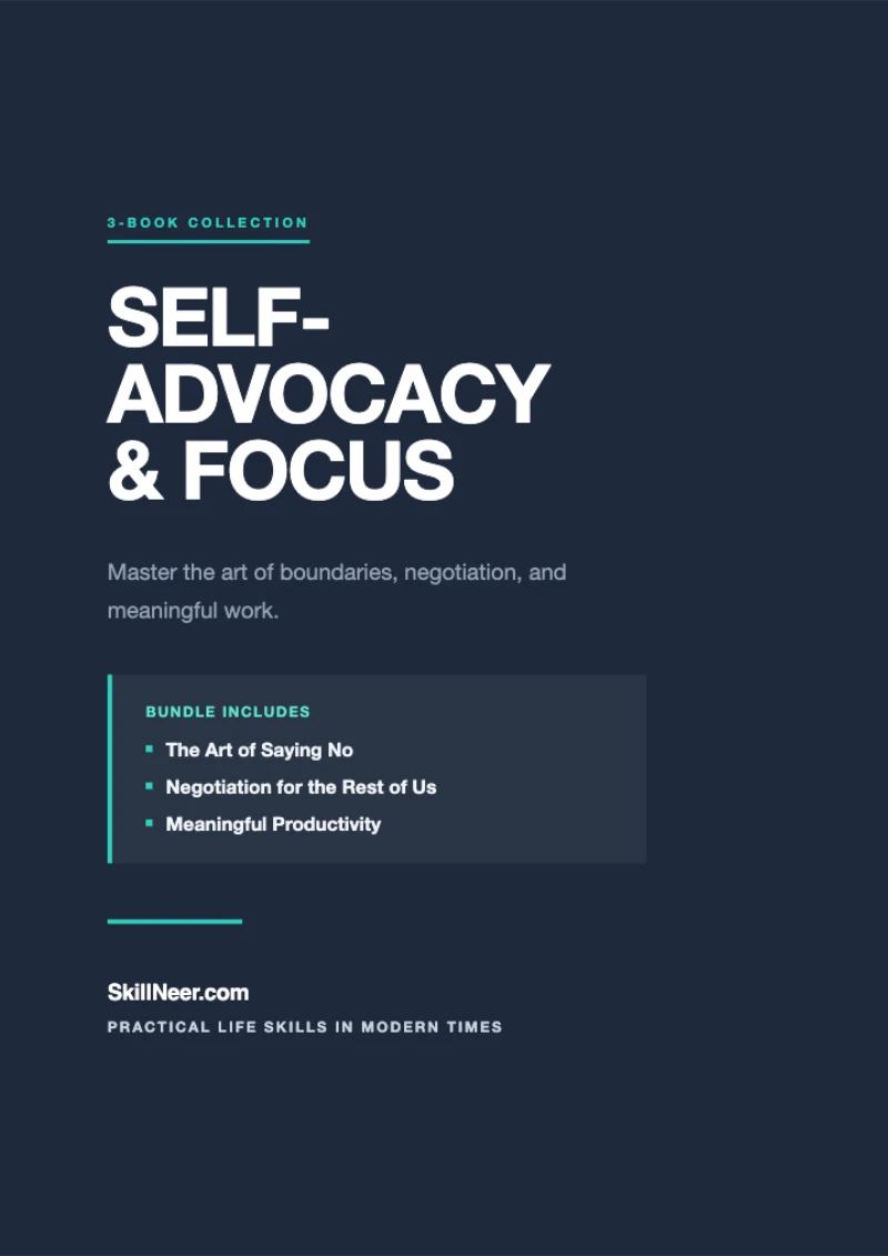 Self-advocacy & Focus (3-Book Bundle)